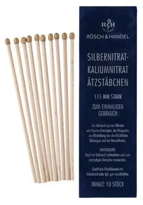 Produktbild von Silbernitrat-Kaliumnitr.ätzstäb.ätzstift 115mm st. 10 St