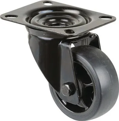 Obrázek produktu pro Otočné kolečko D.80mm Trgf.100kg Ku.plate L104xW80mm BS ROLLEN