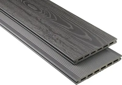 Produktbild von Konsta WPC Terrassendiele Extenso Hohlkammerprofil 3000 x 190 x 20 mm dunkelgrau