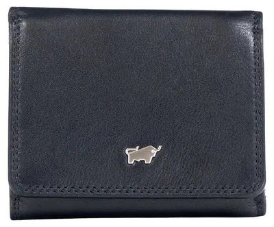 Produktbild von Minigeldbörse GOLF RFID Geldbörse 2 Kartenfächer schwarz Uni - Leder
