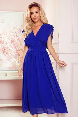 Produktbild von Numoco Midikleid für Frauen Yana königsblau M