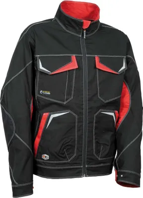 Produktbild von Profi Arbeitsjacke Cofra ABRANTES schwarz/rot 60