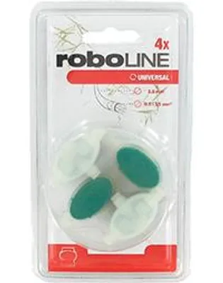 Produktbild von Blister mit 4 Kabelverbinder, 3-polig, zum Crimpen für Robotikkabel. Wasserdicht IP67, für Kabelquerschnitte von 0,5 mm²