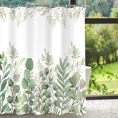 Zdjęcie produktu dla Zasłona prysznicowa 150x200cm antypleśniowa wodoodporna tekstylna łazienka