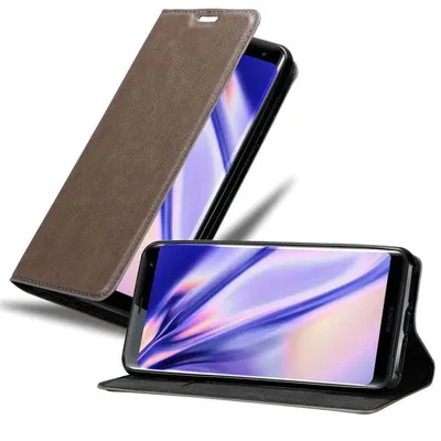 Image de Cadorabo Housse pour Sony Xperia XZ3 Housse de protection marron Etui pour téléphone portable Case Cover Fermeture magnétique