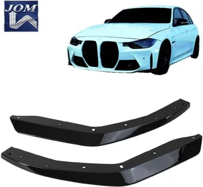 Produktbild von Spoilerlippe Spoiler Ecken Performance FLAPS schwarz glanz paßt für BMW 3er G20 Stoßstange