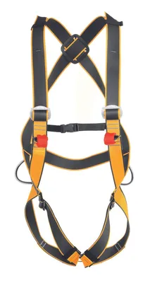 Klettergurt Complete Universalgurt von singing rock in Schwarz und Gelb; geeignet für Klettern.