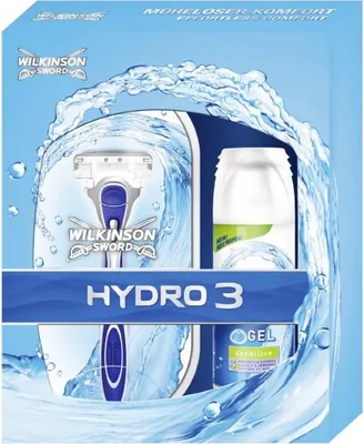 Immagine prodotto di Set Wilkinson Hydro 3: rasoio Hydro 3 con 2 lame e gel
