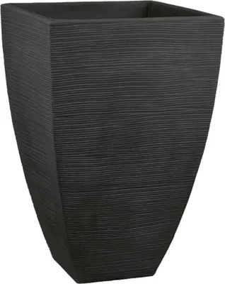 Produktbild von Blumentopf in Rillenoptik, anthrazit, 40x60 cm, 63 L, 3795A
