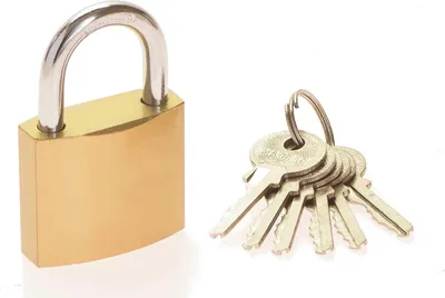 Produktbild von Hangschloss Set 9 Stück - Einbruchhemmende Stahlhängeschlösser mit 54 Schlüsseln