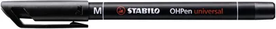 Image de Stylo pour film - STABILO OHPen universal - permanent medium - stylo individuel - noir