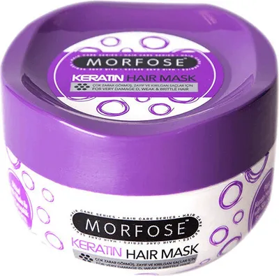 Produktbild von Haarmaske mit pflanzlichem Keratin für geschädigtes Haar, feuchtigkeitsspendend & stärkend, 250 ml