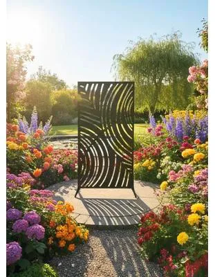 Produktbild von Sichtschutzwand floraworld Wellen 2 90 x 180 cm anthrazit