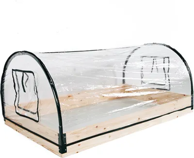 Produktbild von Linder Exclusiv Gartenfoliengewächshaus mit Holzrahmen MC4402
