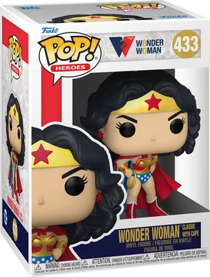 Produktbild von Wonder Woman - Wonder Woman Classic with Cape 433 - Funko Pop! - Vinyl Figur