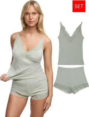 Immagine prodotto di Set pigiama da donna Tazzio F909 (verde chiaro, L)