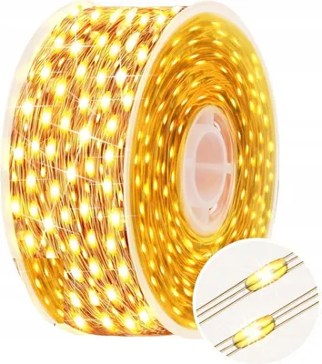 Produktbild von Led Garlande 100M Warmweiss 800 Dicke Diode 8-Funktionsprogramm Ce