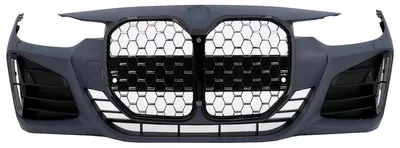 Zdjęcie produktu dla Zderzak do BMW serii 3 F30 F31 (2011–2018) – modyfikacja z kratką chłodnicy w stylu G80 M3.