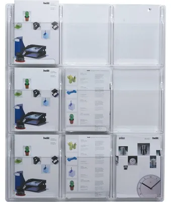 Produktbild von Helit Prospektspender - geeignet für Wandmontage