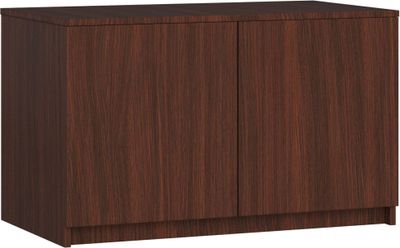 Schrankaufsatz für Kleiderschrank AKORD S90 Wenge 2 Ebenen B90 x H55 x T51 cm
