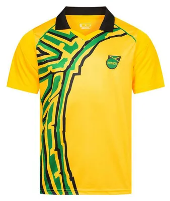 Produktbild von JELEX Herren Jamaica Trikot Retro History yellow S