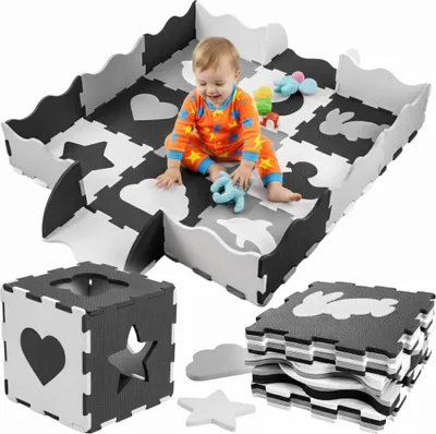 Zdjęcie produktu dla Puzzle mata piankowa gruba edukacyjna dla dzieci na podłogę puzle 31 x 31cm