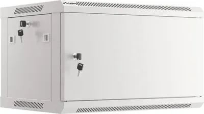 Produktbild von LANBERG Rack Wandschrank 19" 6U/600x450 Metalltür grau