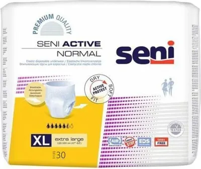 Image de Seni Active Normal XL - 3 paquets de 30 protections