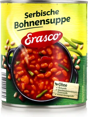Obrázek produktu pro Erasco 128479009 Serbische Bohnensuppe Eintopf 750,0 ml