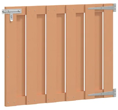 Produktbild von vidaXL Gartentor 100 x 80 cm WPC und Aluminium Braun