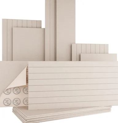Produktbild von AKUSTIKO Akustikpaneele Selbstklebend 120x60cm - 8 Stück Taupe Akustik Wandpaneele Brandschutzklasse B-s1-d0 Panels Filz 9mm Hexim Decken- & Wandverkleidung Raumoberfläche Akustik (5.76m²)