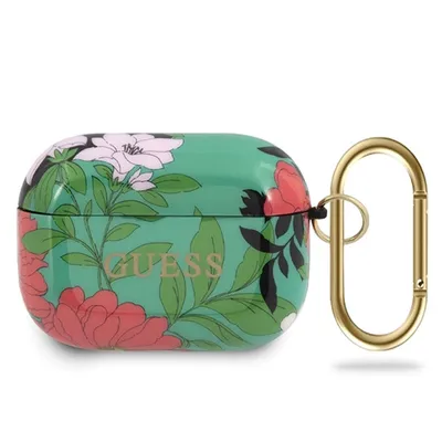 Obrázek produktu pro Guess Flower Collection N1 - pouzdro pro Airpods Pro (zelen)