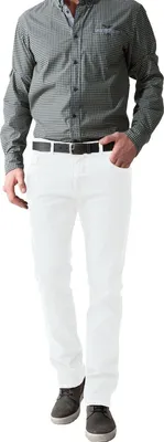 Produktbild von Stooker Herren Men Jeans Stretch Ärztehose Pflegedienst Zahnarzt Hose FRISCO Weiss(W33/L34)