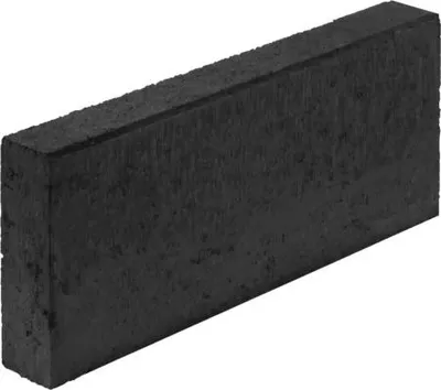 Produktbild von Beton Rasenbordstein anthrazit einseitg gefast 50 cm x 5 cm x 20 cm