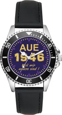 Produktbild von KIESENBERG Herrenuhr Armbanduhr Aue Geschenk Fan Artikel Zubehör Fanartikel Analog Quartz Uhr L-6083