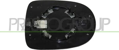 Produktbild von PRASCO Spiegelglas Außenspiegel Rechts für RENAULT Clio III Schrägheck (BR0/1, CR0/1) Beheizbar Konvex RN3277513