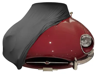 Image de Housse de voiture intérieure adaptée à Jaguar E-Type Coupe Noir NEU Bâche de