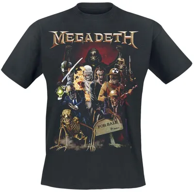 Produktbild von Megadeth T-Shirt Herren Vic Eras schwarz S