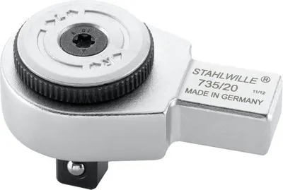 Obrázek produktu pro Stahlwille 735/20 - 14,18 mm - 1 Stück(e) - Schwarz - Schwarz - Edelstahl - 1/2 Zoll - Deutschland