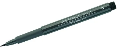 Produktbild von Faber-Castell 167474, Grau, Fein, Grau, Rund, Tinte auf Pigmentbasis, Kunststoff