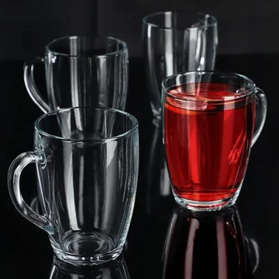 Produktbild von Famanu Teeglas-Set –  –  Gläser für Kaffee, Set mit 6 Stück – 350 ml