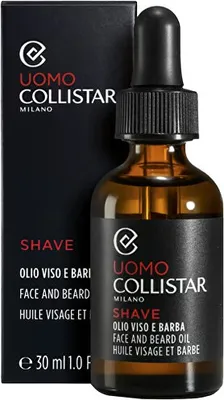 Produktbild von Collistar Uomo Olio Viso e Barba, Bartöl, 30 ml, Feuchtigkeitsspendend, Feuchtigkeitsspendend, Restorating, Beruhigend, ETHYLHEXYL STEARATE, COCO-CAPRYLATE/CAPRATE, DICAPRYLYL ETHER, PARFUM, UNDECANE, TRIDECANE,..., 1 Stück(e)
