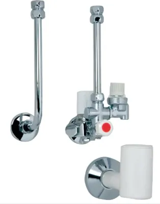 Obrázek produktu pro Sada pro připojení bojleru Teka s redukčním ventilem 4 bar, chrom, 1 ks.