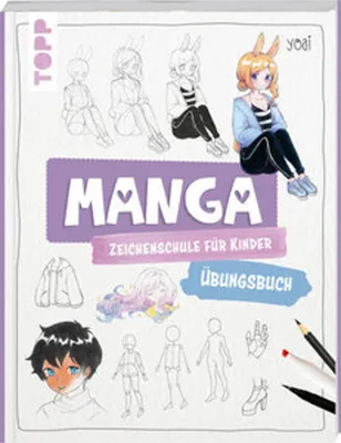 Produktbild von Manga-Zeichenschule für Kinder Übungsbuch