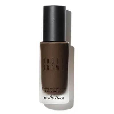 Productafbeelding van Bobbi Brown Skin Long-Wear Weightless Foundation SPF 15, fles, crème, geschikt voor normale en vette huid, hydraterend, tint: diep, ondertoon: neutraal