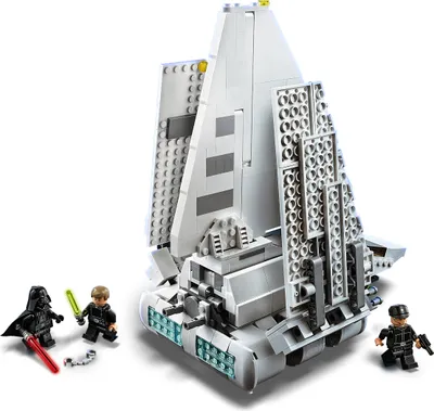 Produktbild von LEGO 75302 Star Wars Imperial Shuttle Bauset mit Luke Skywalker mit Lichtschwert und Darth Vader Minifiguren