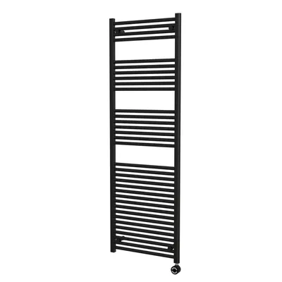 Produktbild von Schulte Badheizkörper Sonora, 180x60 cm, Schwarz, 1000 W, Anschluss unten rechts
