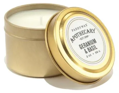 Zdjęcie produktu dla Świeca zapachowa Paddywax Apothecary GERANIUM & BASIL, 56 g