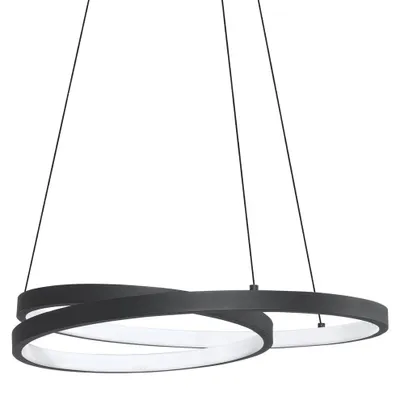 Produktbild von Ideal Lux Pendelleuchte LED 3000K schwarz IP20 OZ 364957