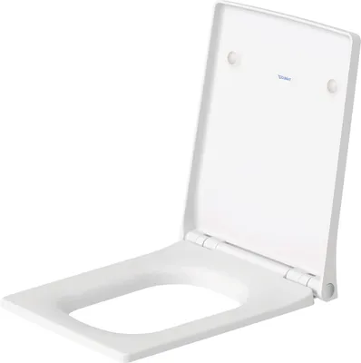 Produktbild von Duravit DU WC-Sitz Viu Weiß, Scharniere edelstahl, ohne Absenkautomatik